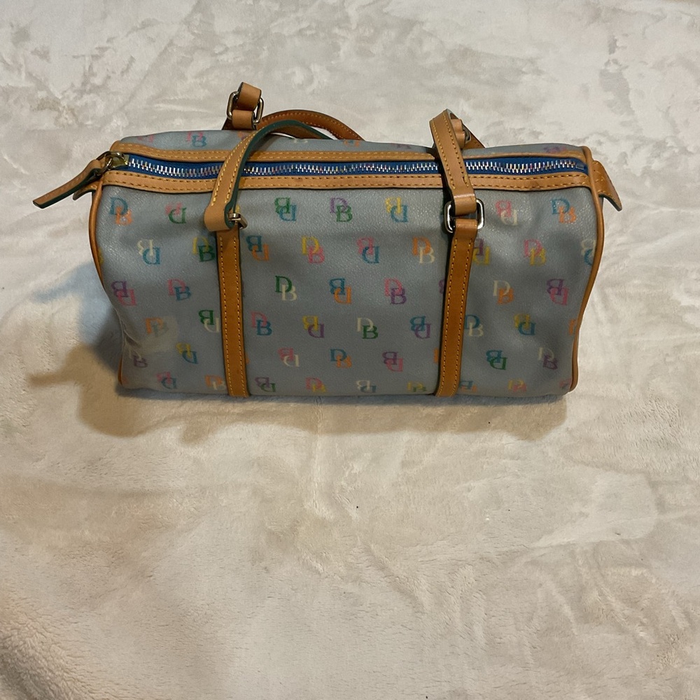 REAL Vintage Dooney & Burke Blue and Multicolored